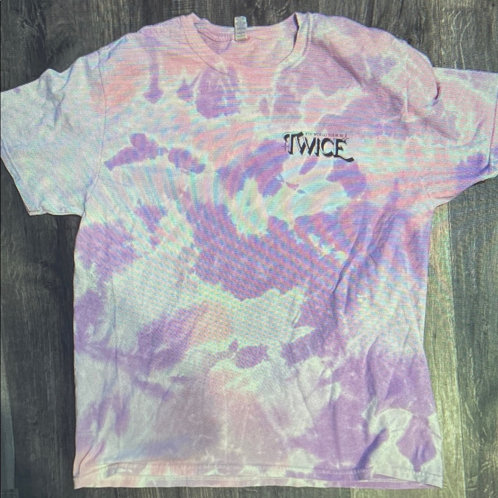 Ice Purple Tie-Dye Men's Shirt